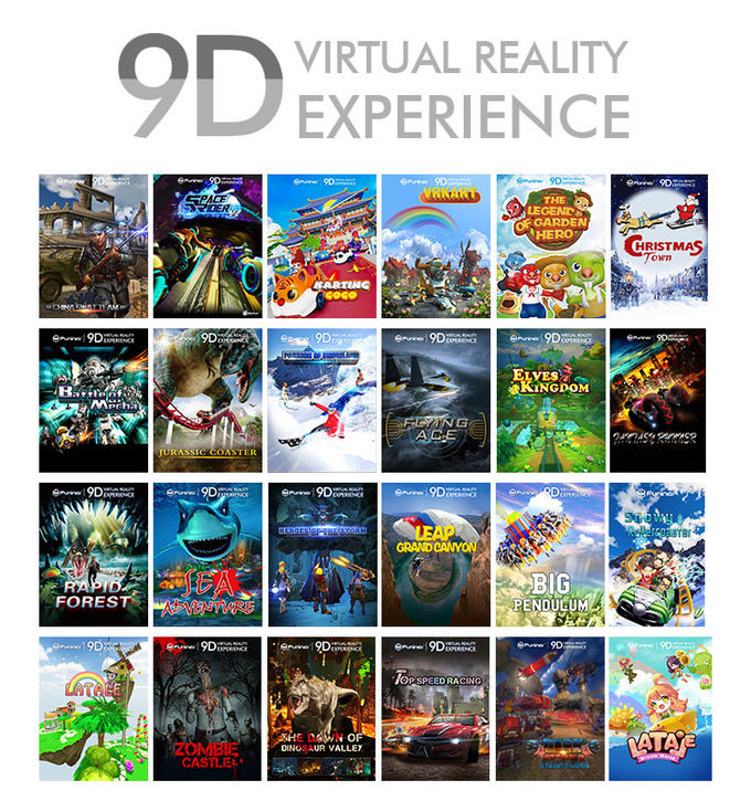 le cinéma 2 des oeufs VR de 200V 9D pose 2 la chaise de mouvement de cinéma des oeufs VR 9D de la réalité virtuelle 9D de joueurs